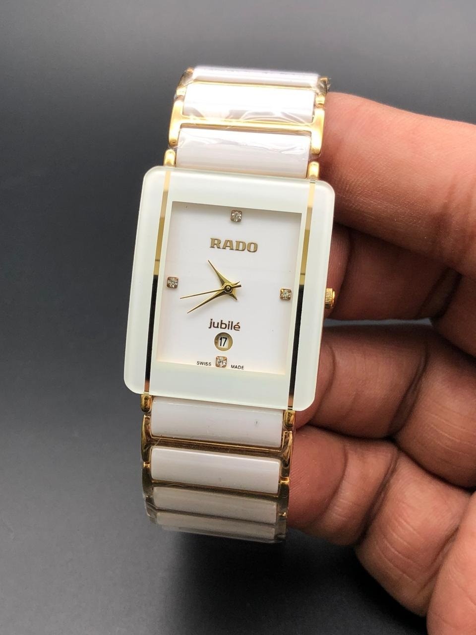 RADO white ceramic watch for man- 2025
